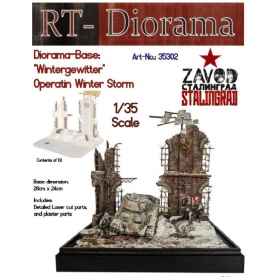 1/35 Diorama-Base: "Wintergewitter" Operation Winter Storm