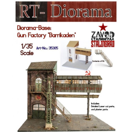 1/35 Diorama-Base: Gun Factory "Barrikaden"