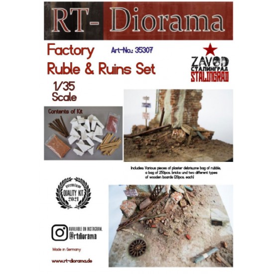 1/35 Factory Ruble & Ruins Set
