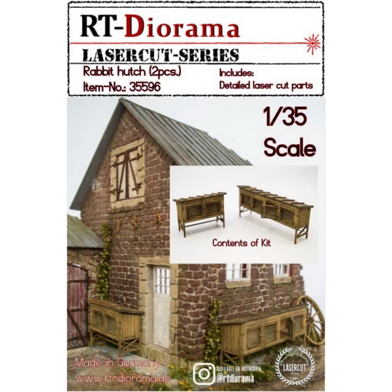1/35 Rabbit Hutch (2pcs)