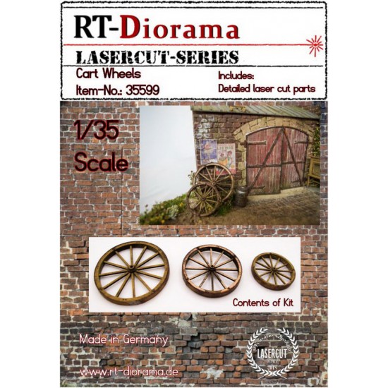1/35 Cart Wheels