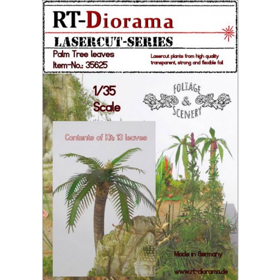 1/35 Foliage & Scenery: Palm Tree Leaves (13pcs)