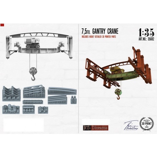 1/35 WWII Factory 7.5to Gantry Crane