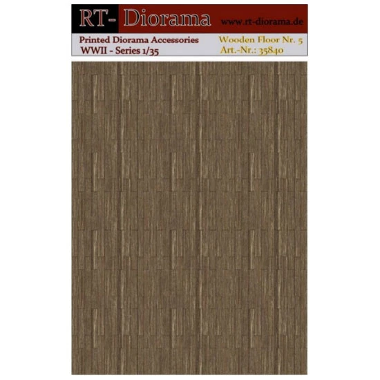 1/35 Printed Accessories: Wooden Floor Nr.5