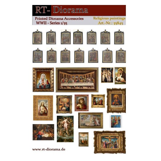 1/35 Printed Accessories: Religious Paintings