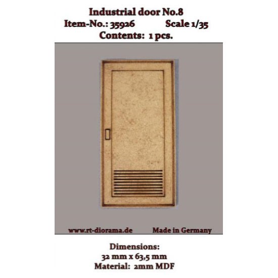 1/35 Lasercut: Industrial Door Vol. 8