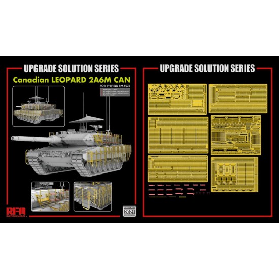 1/35 Canadian LEOPARD 2A6M CAN Upgrade Detail set for RM-5076