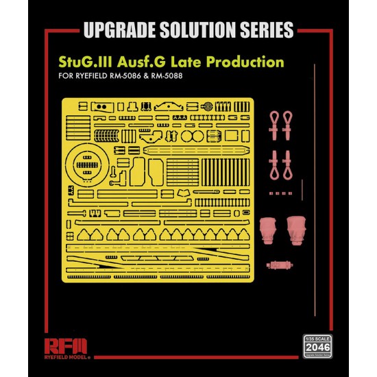 1/35 Upgrade set for 5086 5088 StuG.III Ausf.G Late Production