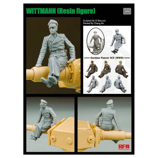 1/35 WWII German Panzer ACE Wittmann (Resin Figure) 