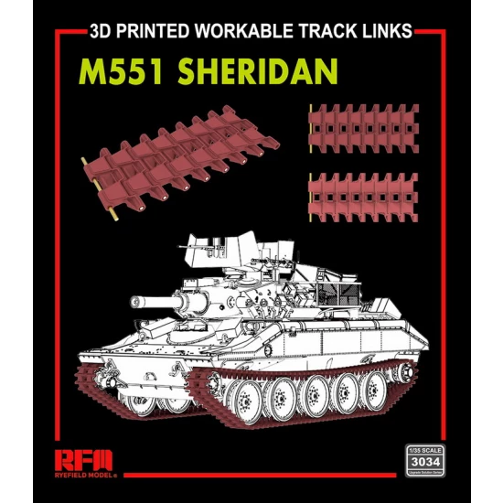 1/35 M551 Workable Tracks (3D printed)