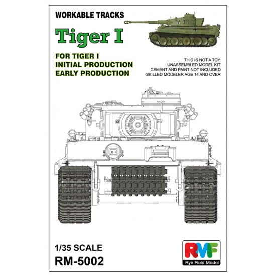 1/35 Workable Tracks for Tiger I Early Production