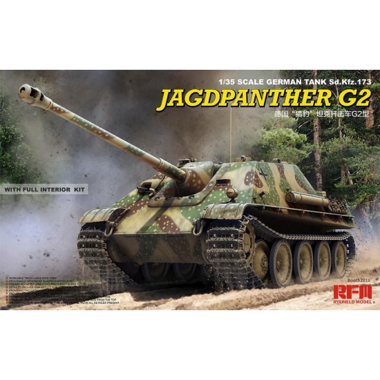 1/35 Jagdpanther G2 with Full interior & Workable Track Links