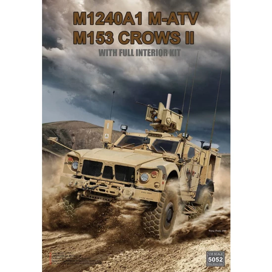 1/35 M1240A1 M-ATV (M153 CROWS II) with Full Interior 