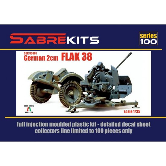 1/35 German 2cm Flak 38 Anti-aircraft Weapon