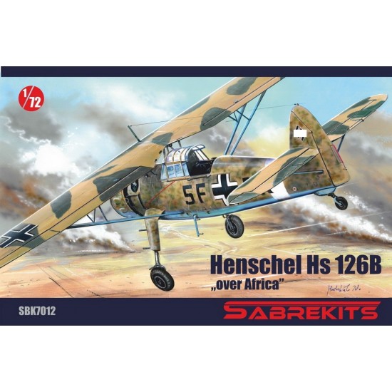 1/72 Henschel Hs 126 B over Afrika