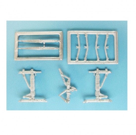 1/144 KC-135 Landing Gear for Minicraft kits (white metal)