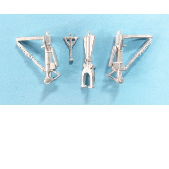 1/144 C-54/DC-4 Skymaster Landing Gear for Minicraft kits (white metal)