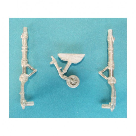 1/32 Nakajima Ki-84 (Frank) Landing Gear for Hasegawa kits (white metal)