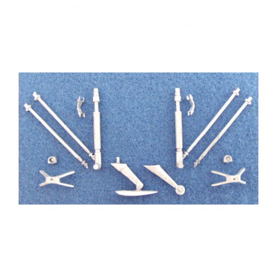 1/32 Polikarpov I-16 Type 24 Landing Gear (white metal)