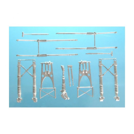 1/32 Heinkel He lll Landing Gear for Revell kits (white metal)