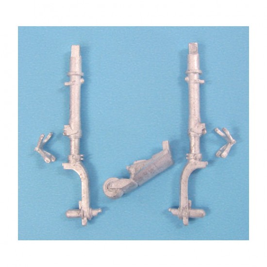 1/32 Mitsubishi J2M3 Raiden (Jack) Landing Gear for Hasegawa kits (white metal)