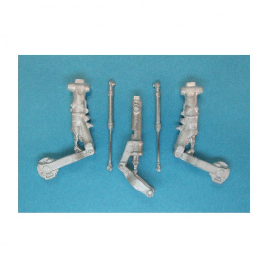 1/32 BAE Hawk 100 Series Landing Gear for Kinetic kits (white metal)