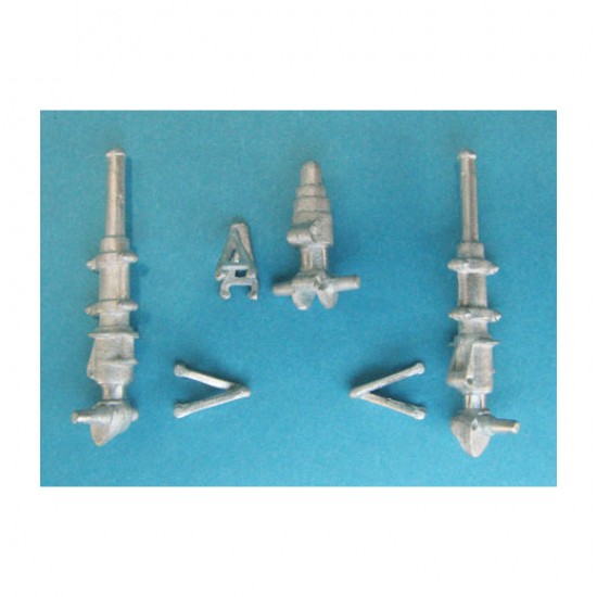 1/32 Westland Sea Lynx Landing Gear for Revell kits (white metal)