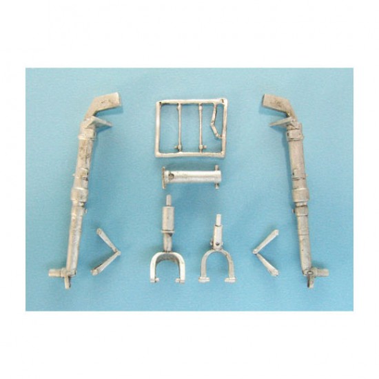 1/32 Messerschmitt Bf 109 Landing Gear for Revell kits (white metal)
