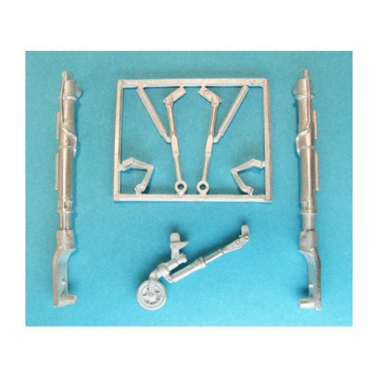 1/32 Kawanishi N1K2-J (George) Landing Gear for Hasegawa kits (white metal)