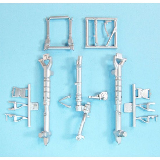 1/32 T-28B/D Trojan Landing Gear for Kitty Hawk kits (white metal)