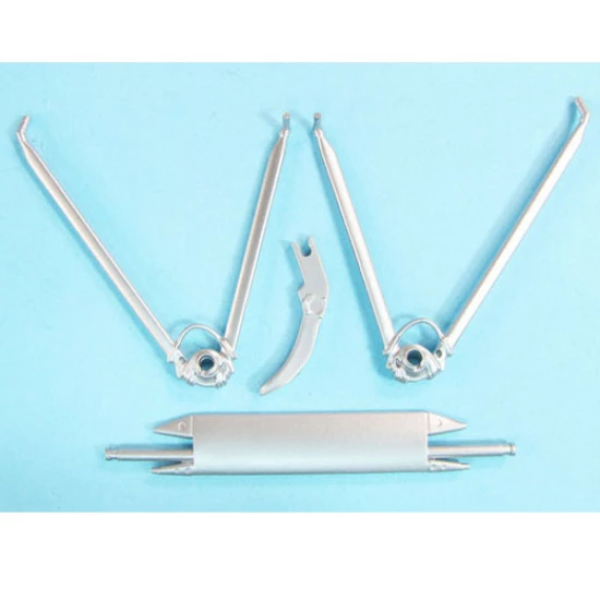 1/32 Pfalz D.XII Landing Gear for Wingnut Wings kits (white metal)