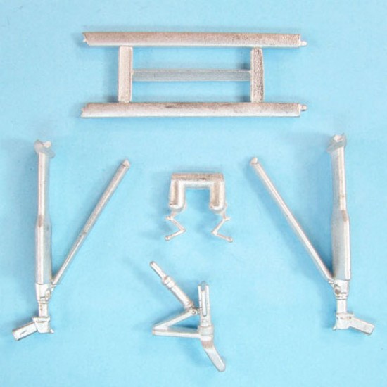 1/32 OS2U Kingfisher Landing Gear for Kitty Hawk kits (white metal)
