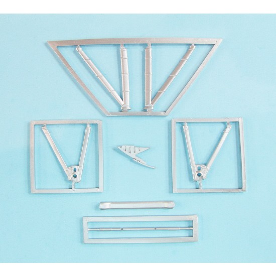 1/32 Nieuport XVII Landing Gear & V-Wing Struts for Copper State Models
