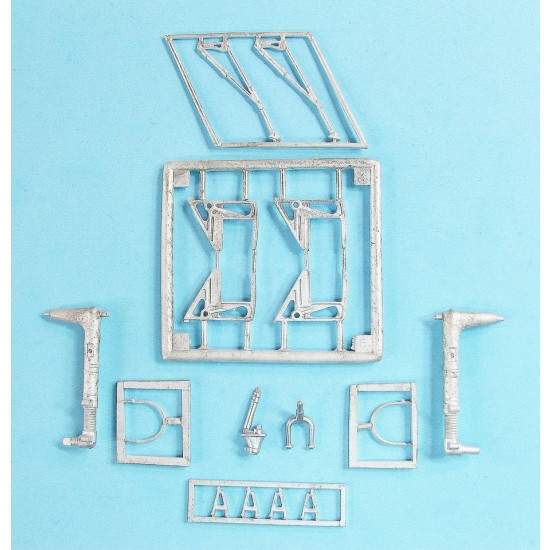 1/32 Henschel HS 129 B2/RIII Landing Gear for Zoukei-Mura kits