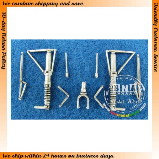 1/48 Bf 110 Landing Gear (White Metal) for Eduard kit