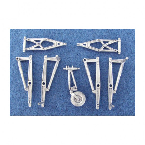 1/48 Focke Wulf Fw 189 Landing Gear for Great Wall Hobby kits (white metal)