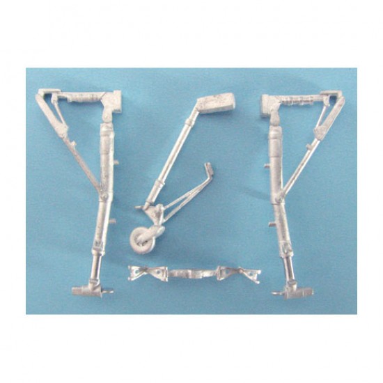 1/48 TBF/TBM/Mk.1 Avenger Landing Gear for Hobby Boss kits (white metal)