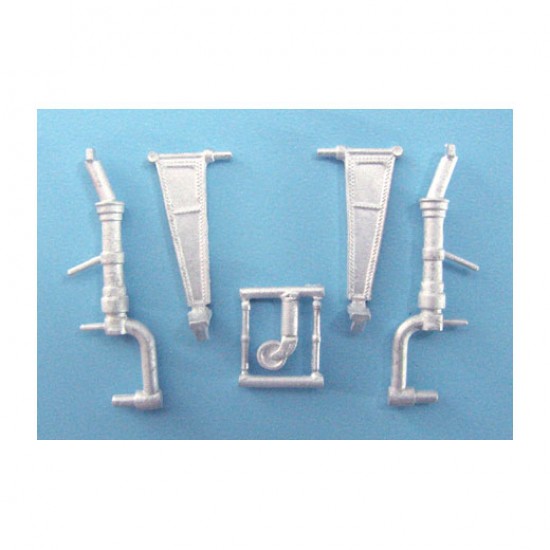 1/48 SB2C Helldiver Landing Gear for Accurate Miniatures/ProModeler/Revell/Italeri kits (white metal)