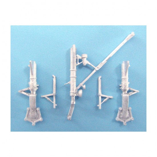 1/48 F-15 Eagle Landing Gear for Academy/Eduard kits (white metal)
