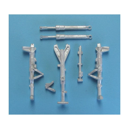 1/48 Mirage 2000 Landing Gear for Heller/Eduard kits (white metal)