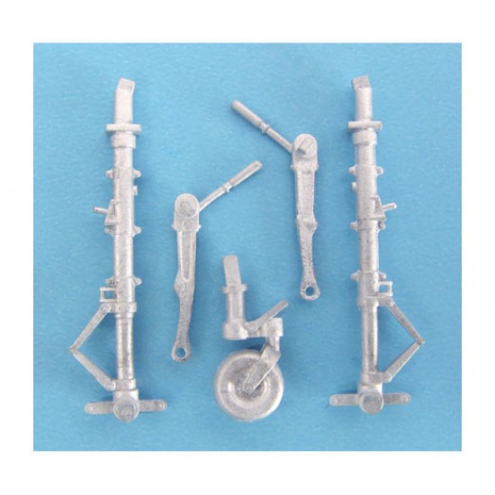1/48 Fw 190 Landing Gear for Tamiya kits (white metal)