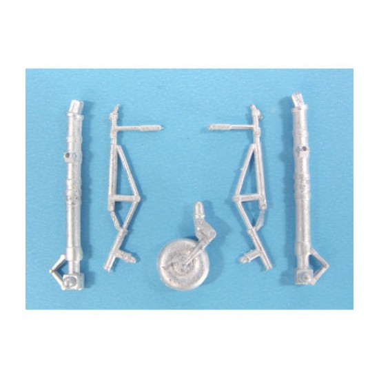 1/48 Typhoon Mk.1B Landing Gear for Hasegawa/Italeri/Eduard kits (white metal)