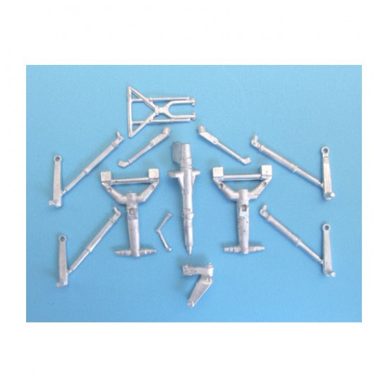 1/48 Ta 154 Moskito Landing Gear for Revell/Monogram/DML kits (white metal)