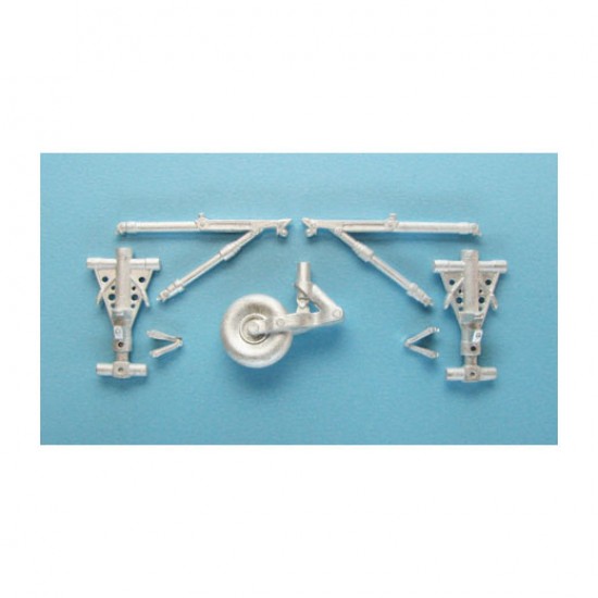 1/48 SH-3 Sea King Landing Gear for Hasegawa kits (white metal)