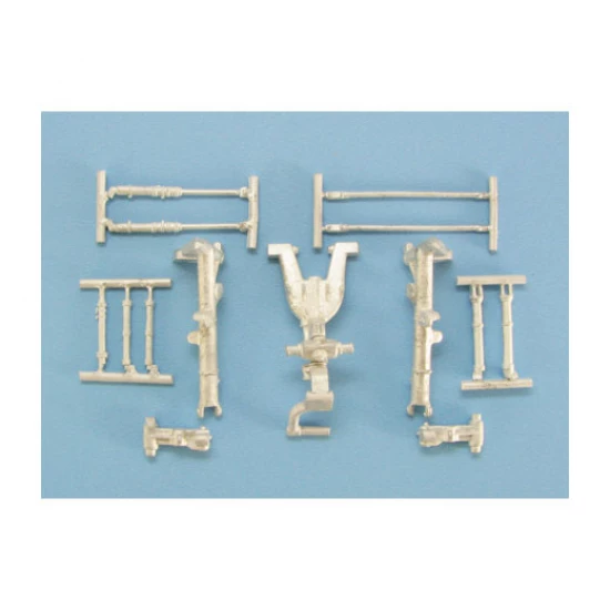 1/48 Sepecat Jaguar Landing Gear for Kitty Hawk kits (white metal)