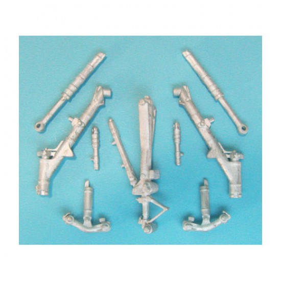 1/48 Mirage F.1 Landing Gear for Kitty Hawk kits (white metal)