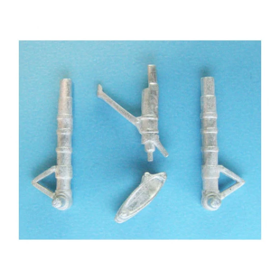 1/48 Vampire Landing Gear for Trumpeter kits (white metal)