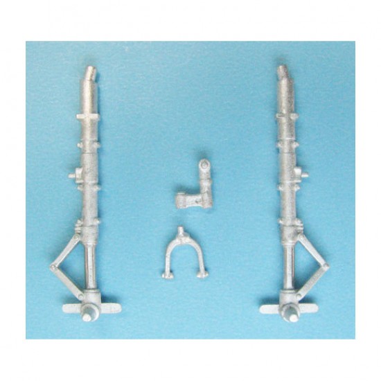 1/48 Fw 190 Landing Gear for Hobby Boss kits (white metal)