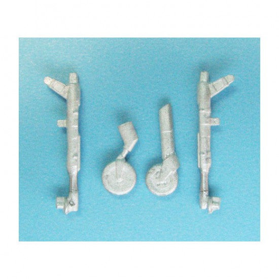 1/48 Spitfire PR.XlX Landing Gear for Airfix kits (white metal)