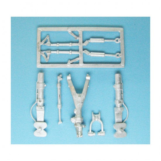 1/48 Nesher/Mirage V Landing Gear for Italeri/ESCI kits (white metal)
